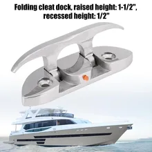 Stainless Steel Marine Boat Flip Up 4-1/2inch Folding Cleat Dock Aisi With Fasteners High Quality Marine Boat Mooring Cleat
Stainless Steel Marine Boat Flip Up 4-1/2inch Folding Cleat Dock Aisi With Fasteners High Quality Marine Boat Mooring Cleat