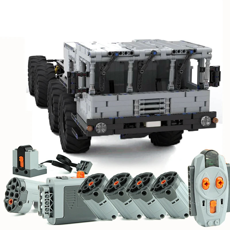 NEW MZKT7930 8X8 off-Road Climbing Truck Remote High-Tech vehicle Model kits Building Blocks Bricks DIY Toys gift Fit For 22149
NEW MZKT7930 8X8 off-Road Climbing Truck Remote High-Tech vehicle Model kits Building Blocks Bricks DIY Toys gift Fit For 22149
