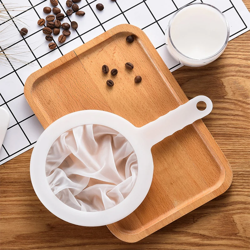 Kitchen Ultrafine Strainer Food Grade Material for Coffee Milk Yogurt High Density Screening Colander Kitchen Ultrafine Strainer Food Grade Material for Coffee Milk Yogurt High Density Screening Colander