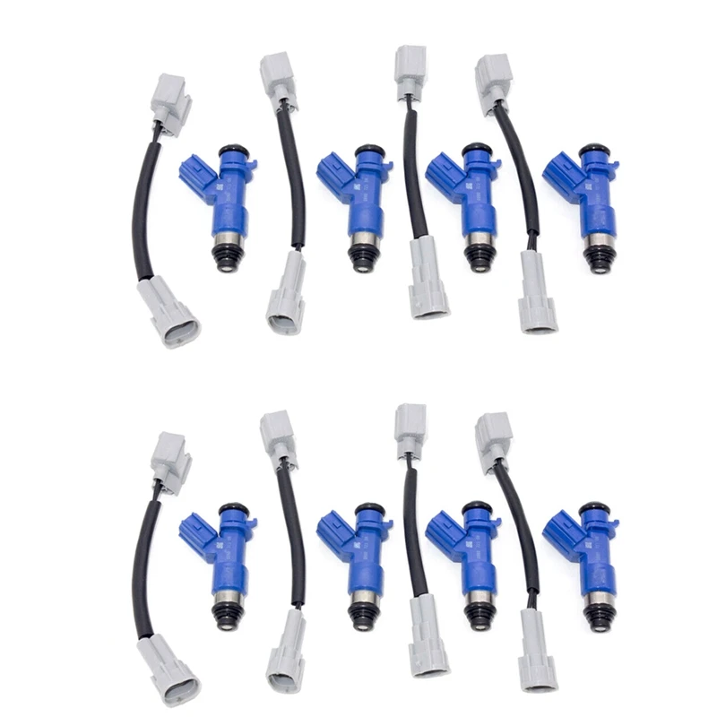 8Pcs 16450-RWC-A01 410Cc Fuel Injector Nozzle With Plugs Connectors For Honda Acura Civic Integra RSX K20 K24 B16 B18
8Pcs 16450-RWC-A01 410Cc Fuel Injector Nozzle With Plugs Connectors For Honda Acura Civic Integra RSX K20 K24 B16 B18