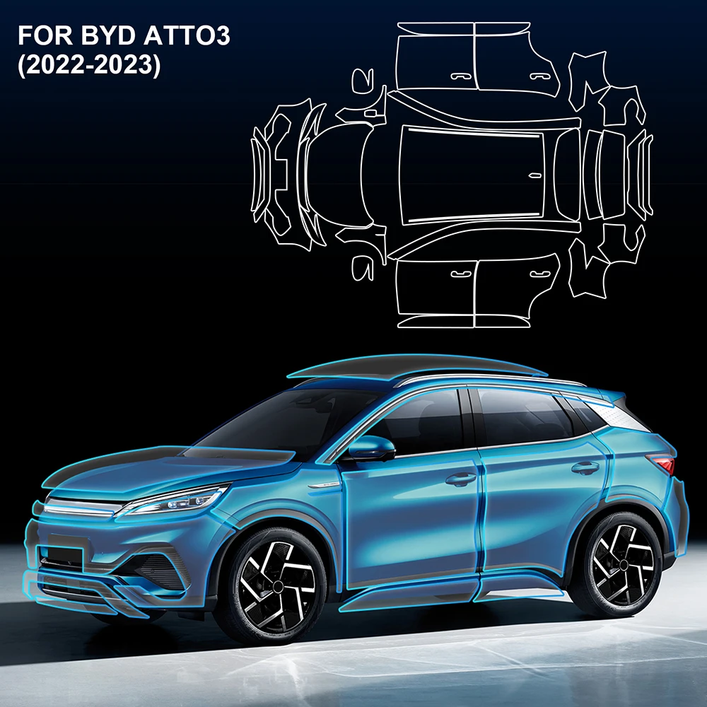 KUNGKIC TPU PPF for BYD ATTO 3 Plus EV 2022 2023 8.5mil Paint Protection Film Pre-Cut Car Clear Bra Kit Transparent Sticker
KUNGKIC TPU PPF for BYD ATTO 3 Plus EV 2022 2023 8.5mil Paint Protection Film Pre-Cut Car Clear Bra Kit Transparent Sticker
