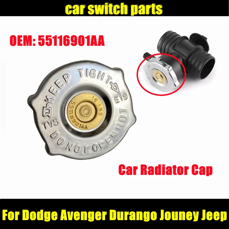 55116901AA 52079880AA 05278697AA 3781830 Fit for Dodge Caliber Avenger Durango Jouney Jeep Compass Patriot Car Radiator Cap
55116901AA 52079880AA 05278697AA 3781830 Fit for Dodge Caliber Avenger Durango Jouney Jeep Compass Patriot Car Radiator Cap