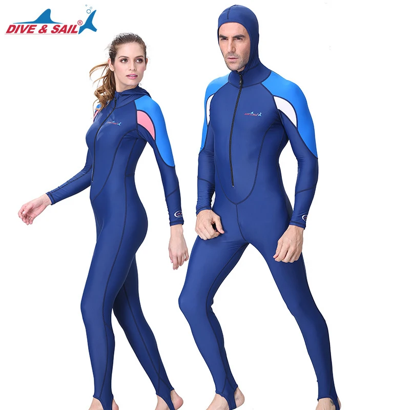 Слитный купальник Dive & Sail UPF 50 + из лайкры для дайвинга, одежда для плавания с длинными рукавами и капюшоном для мужчин и женщин, быстросохнущая женская одежда
Слитный купальник Dive & Sail UPF 50 + из лайкры для дайвинга, одежда для плавания с длинными рукавами и капюшоном для мужчин и женщин, быстросохнущая женская одежда