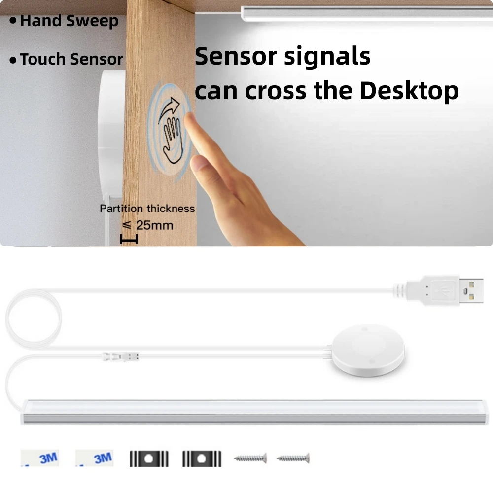 30/40/50CM USB LED Under Cabinet Light 5V Hand Scan Switch Penetrable Wood Touch Sensor Dimmable Aluminum Bar Lamp Home Wardrobe
30/40/50CM USB LED Under Cabinet Light 5V Hand Scan Switch Penetrable Wood Touch Sensor Dimmable Aluminum Bar Lamp Home Wardrobe