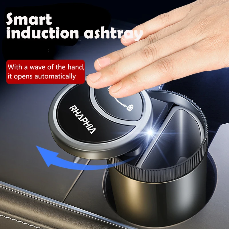 Car Ashtray Intelligent Automatic Induction Open Lid Ashtray Anti-odor LED Blue Light Portable Ashtray Cup Interior Accessories
Car Ashtray Intelligent Automatic Induction Open Lid Ashtray Anti-odor LED Blue Light Portable Ashtray Cup Interior Accessories