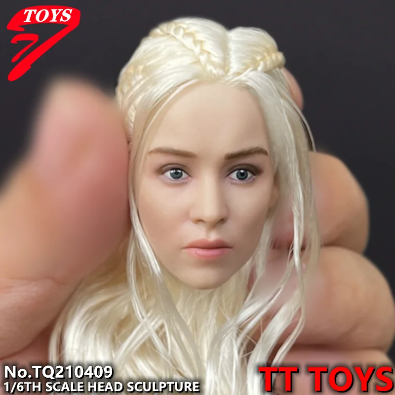 1/6 Emilia Clarke Head Sculpt Golden Planted Hair Female Head Carving Model Fit 12'' Soldier Action Figure Body Hobbies Toys
1/6 Emilia Clarke Head Sculpt Golden Planted Hair Female Head Carving Model Fit 12'' Soldier Action Figure Body Hobbies Toys