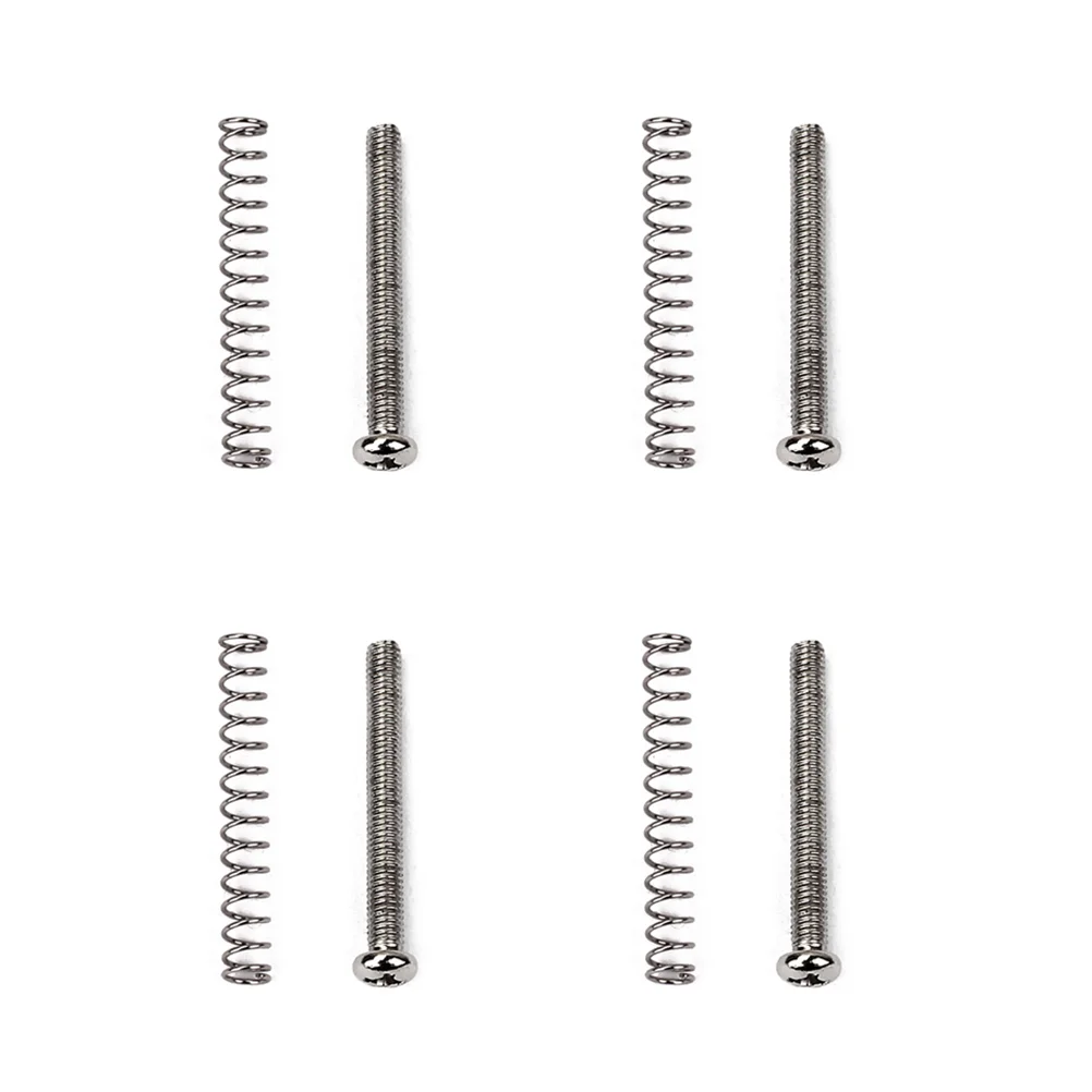 

Humbucker Pickup Screws Springs Kit Ring Surround Mounting Guitar Parts Accessories