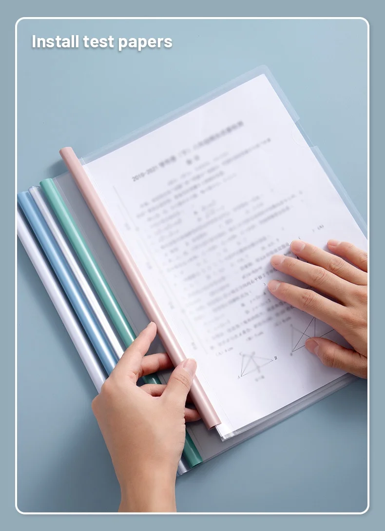 5pc/set A4 Transparent Folder Thickened Plastic Folder File Waterproof Test Paper Storage Bag Office Document Classification Bag 5pc/set A4 Transparent Folder Thickened Plastic Folder File Waterproof Test Paper Storage Bag Office Document Classification Bag