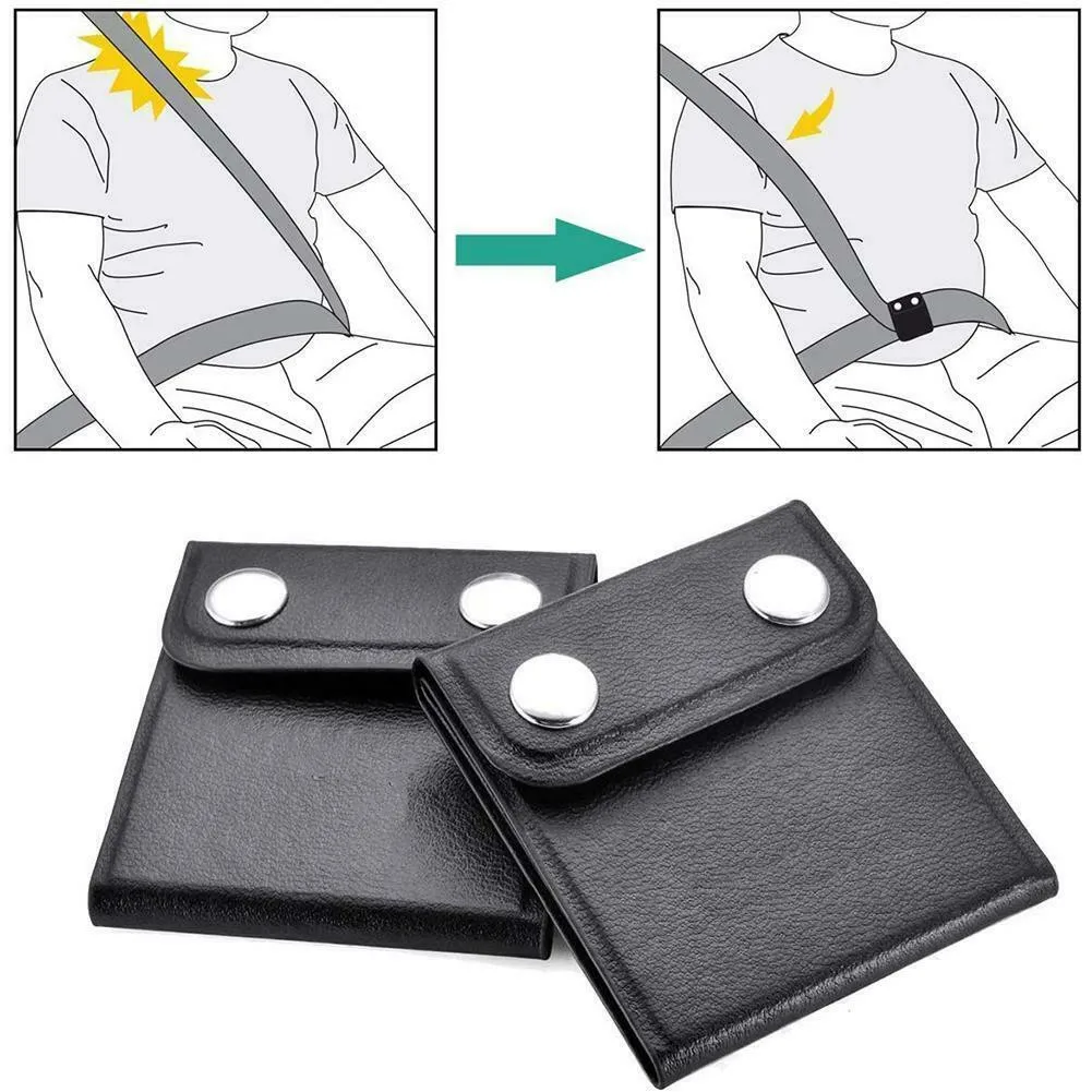 2pcs/set Black PU Car Seat Belt Adjuster Shoulder Neck Strap Positioner Clips 19.5cmx 5cm Universal Auto Interior Accessories
2pcs/set Black PU Car Seat Belt Adjuster Shoulder Neck Strap Positioner Clips 19.5cmx 5cm Universal Auto Interior Accessories