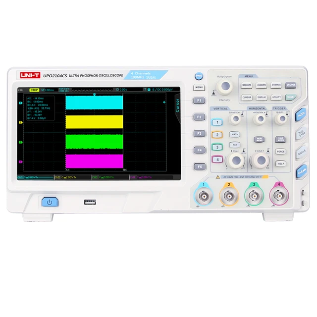 OEM/ODM Profesional youlede Uni-t UPO2104CS digital storage 4 channel oscilloscope 100MHZ
OEM/ODM Profesional youlede Uni-t UPO2104CS digital storage 4 channel oscilloscope 100MHZ