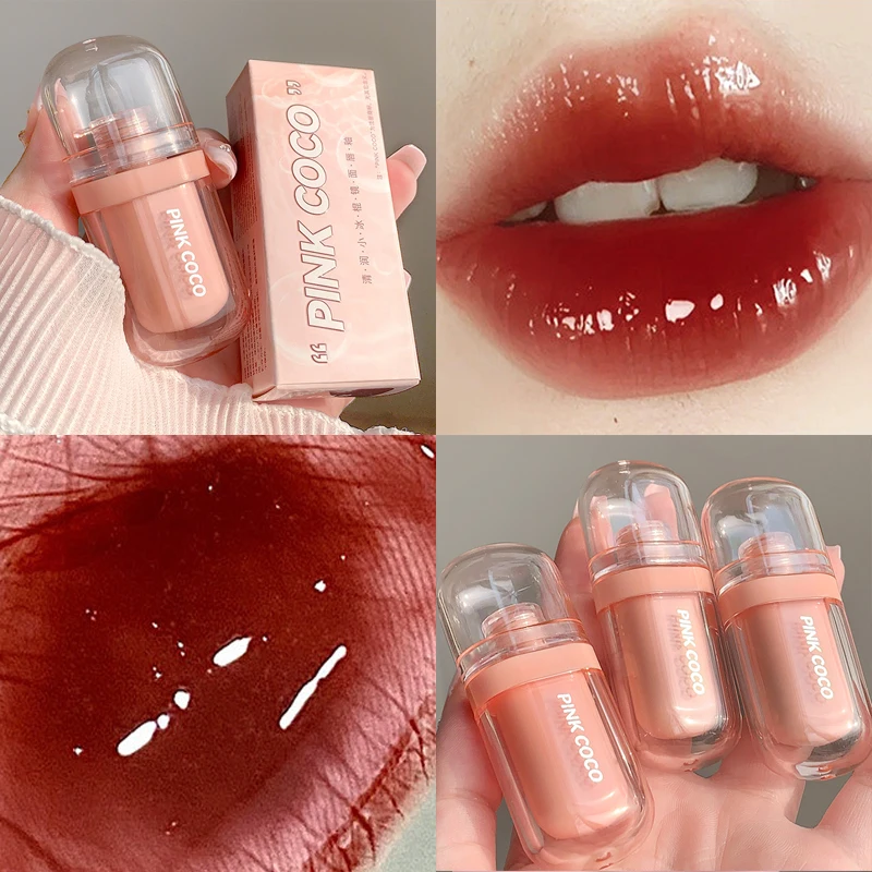4 Color Transparent Jelly Lip Glaze Mirror Water Liquid Lipstick Moisturising Waterproof Non-stick Cup Lip Gloss Korean Cosmetic
4 Color Transparent Jelly Lip Glaze Mirror Water Liquid Lipstick Moisturising Waterproof Non-stick Cup Lip Gloss Korean Cosmetic