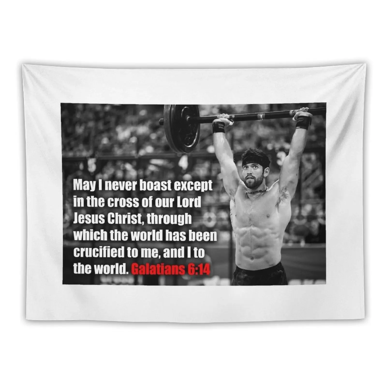 Rich Froning - CrossFit - Galatians 6:14 Tapestry Room Decoration Accessories Home Decoration Accessories Tapestry
Rich Froning - CrossFit - Galatians 6:14 Tapestry Room Decoration Accessories Home Decoration Accessories Tapestry