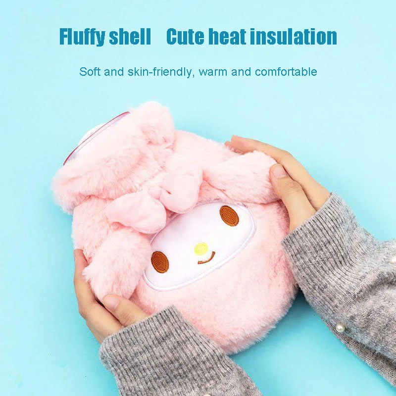Sanrio Kawaii Cinnamoroll Silicone Water Filling Hot Water Bag Mymelody Hand Warmer Quilt Warm Da Autumn and Winter Essential
Sanrio Kawaii Cinnamoroll Silicone Water Filling Hot Water Bag Mymelody Hand Warmer Quilt Warm Da Autumn and Winter Essential