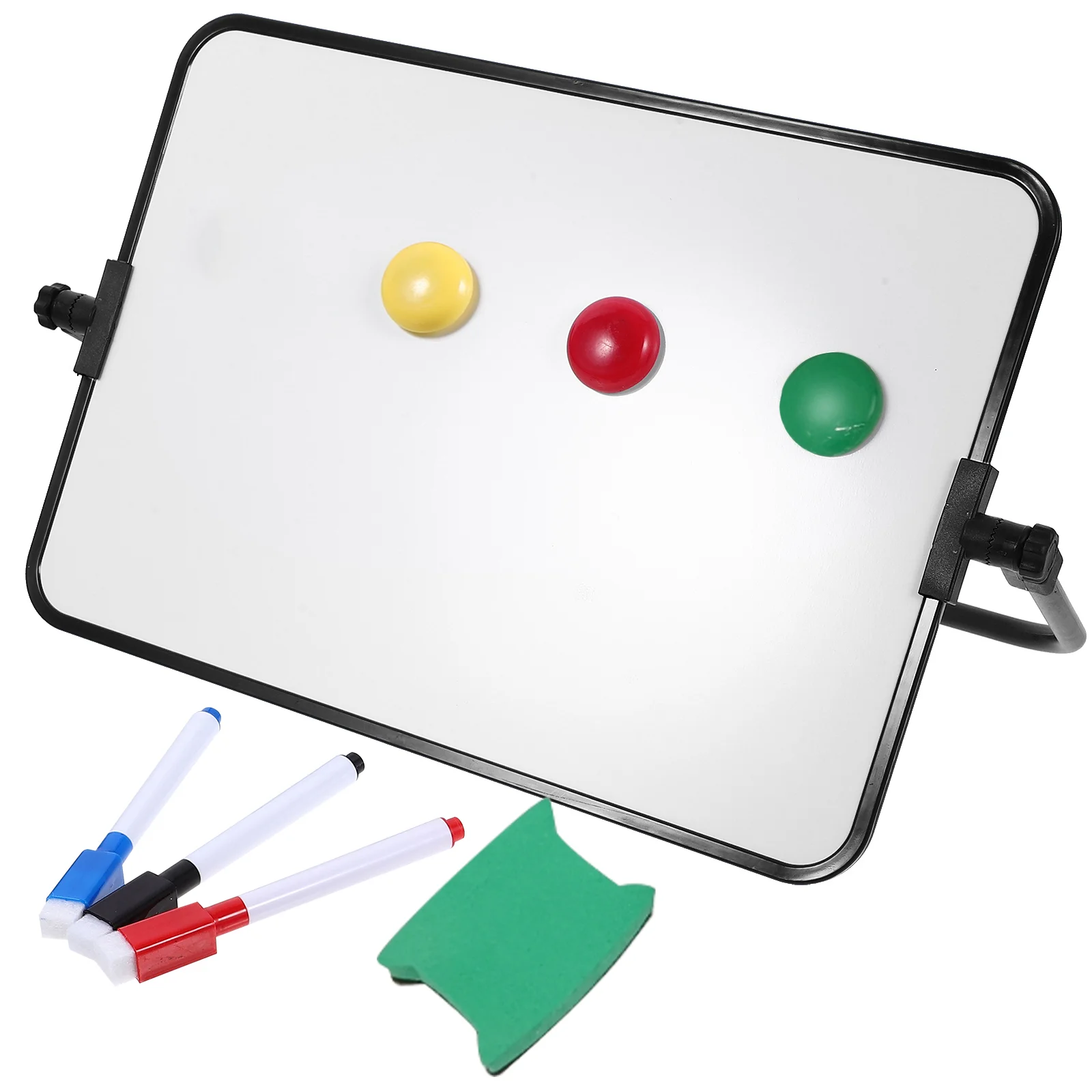 Small Double-Sided Magnetic Whiteboard Dry Erase Portable Calendar Office Note Message Stand Easel Writing Tablet Black
Small Double-Sided Magnetic Whiteboard Dry Erase Portable Calendar Office Note Message Stand Easel Writing Tablet Black