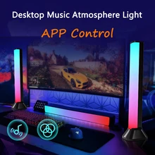 RGB Music Sound Control LED Light App Control Pickup Voice Activated Rhythm Lights Color Ambient USB Light Bar Ambient Projector
RGB Music Sound Control LED Light App Control Pickup Voice Activated Rhythm Lights Color Ambient USB Light Bar Ambient Projector