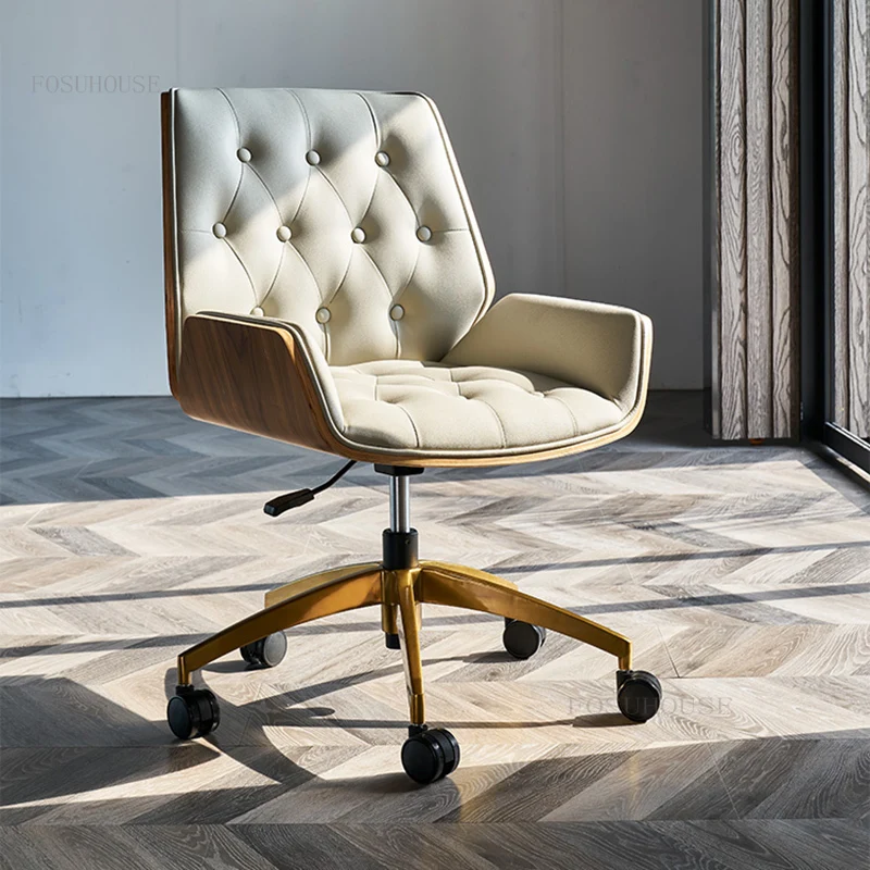 Swivel Backrest Office Chairs Modern Office Furniture Study Computer Chair Home Luxury Lift Armchair Upholstered Gaming Chair
Swivel Backrest Office Chairs Modern Office Furniture Study Computer Chair Home Luxury Lift Armchair Upholstered Gaming Chair