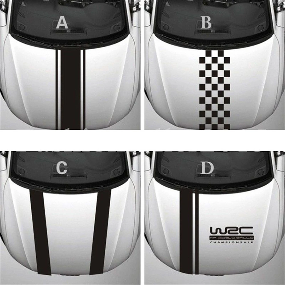 Car Decals Fashion WRC Stripe Car Covers Vinyl Racing Sports Decal Head Car Sticker Wrap Vinyl Stickers For Car Head Decoration
Car Decals Fashion WRC Stripe Car Covers Vinyl Racing Sports Decal Head Car Sticker Wrap Vinyl Stickers For Car Head Decoration