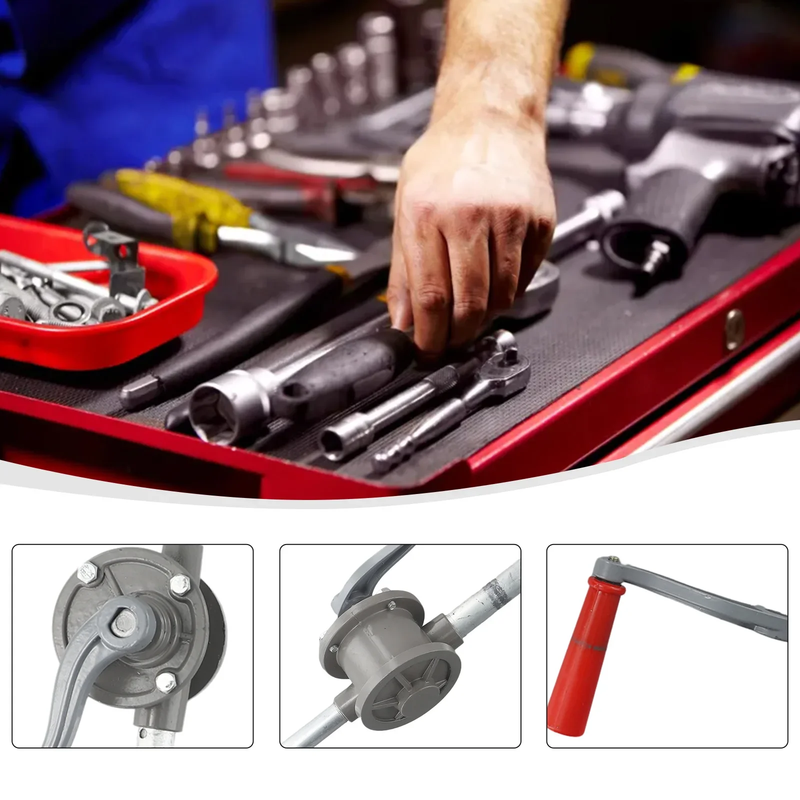 Hand Crank Oil Pump Car Suction Water Chemical Liquid Pump Portable Car Truck Fuel Oil Gasoline Diesel Transfer Sucker Hand Pump
Hand Crank Oil Pump Car Suction Water Chemical Liquid Pump Portable Car Truck Fuel Oil Gasoline Diesel Transfer Sucker Hand Pump