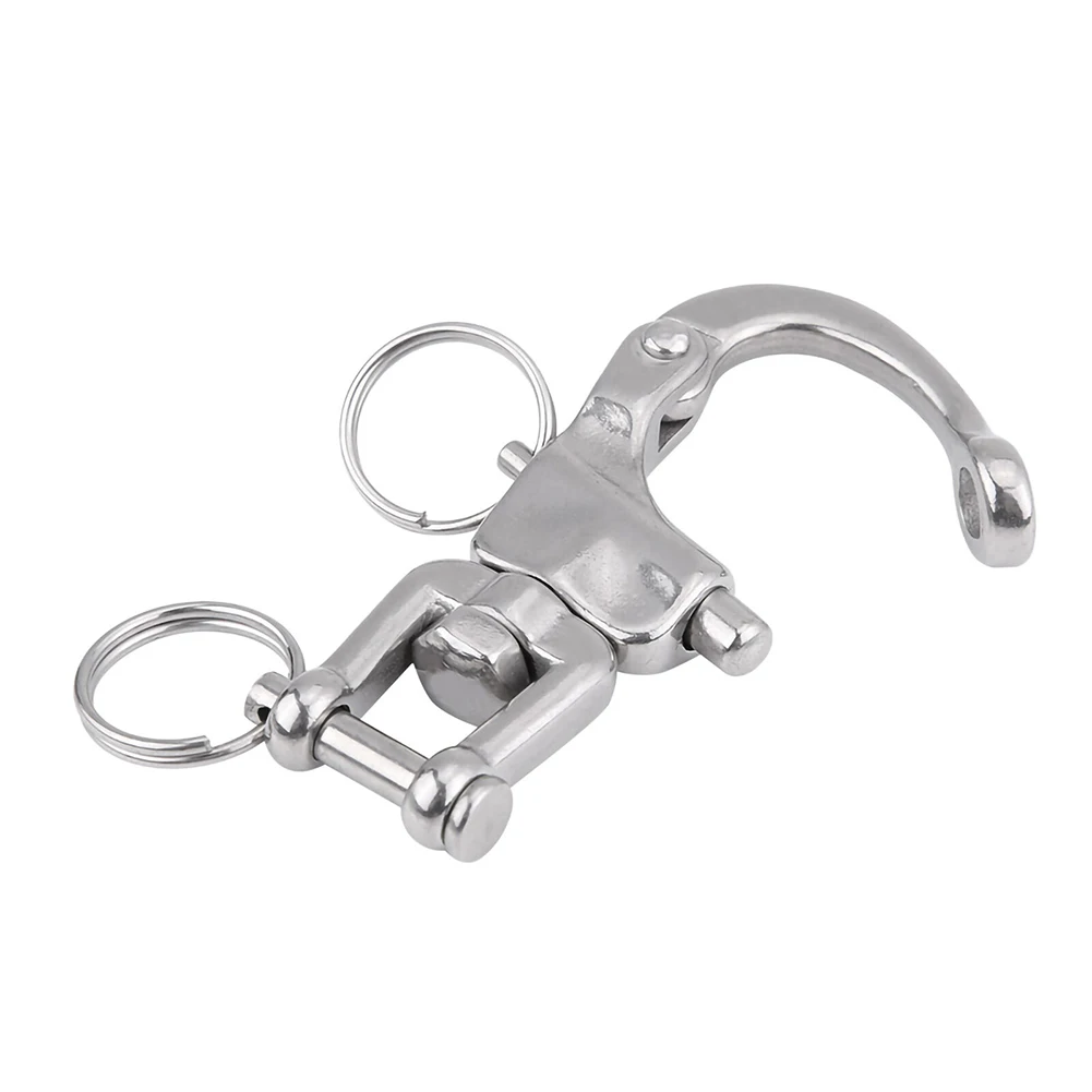 Brand New Swivel Shackle Boat Parts Universal Fitment 316 Stainless Steel 70mm Accessories Fork Gear Hand Drawn
Brand New Swivel Shackle Boat Parts Universal Fitment 316 Stainless Steel 70mm Accessories Fork Gear Hand Drawn