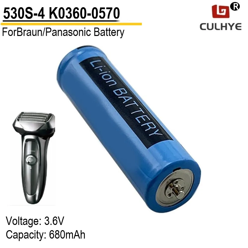 3.6V Li-ion Battery for For Panasonic K0360-0570, WESLV9ZL2508, ES8042, ES8043, ES8044, ES8048, Braun 530S-4, 550CC-4, 590CC-4
3.6V Li-ion Battery for For Panasonic K0360-0570, WESLV9ZL2508, ES8042, ES8043, ES8044, ES8048, Braun 530S-4, 550CC-4, 590CC-4