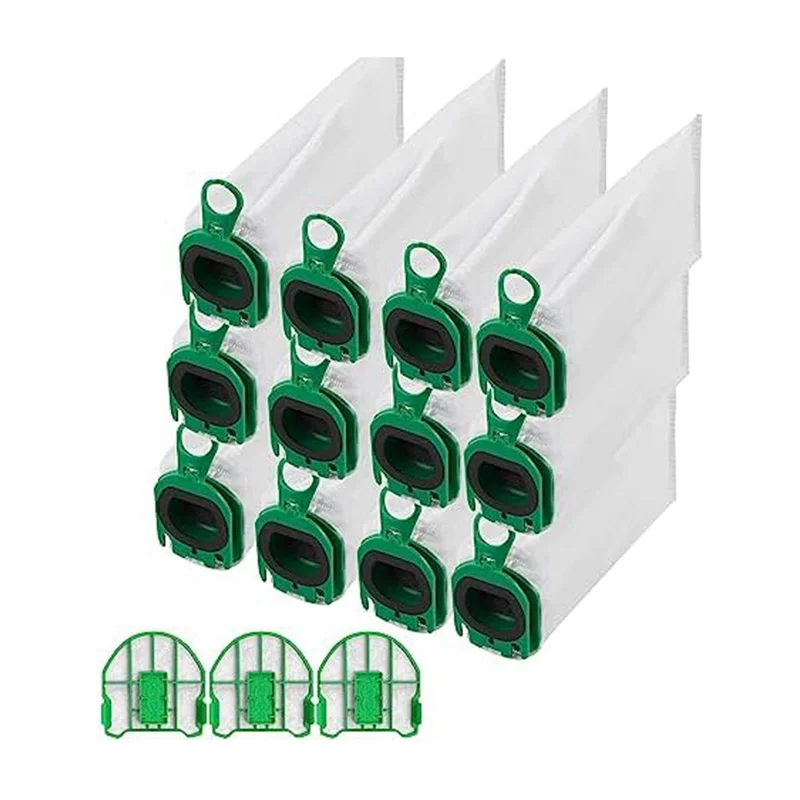 Мешки для пылесоса Vorwerk Kobold VB100 FP 100, мешки для фильтров с 3 защитными фильтрами двигателя, сменные мешки для пыли 
Мешки для пылесоса Vorwerk Kobold VB100 FP 100, мешки для фильтров с 3 защитными фильтрами двигателя, сменные мешки для пыли