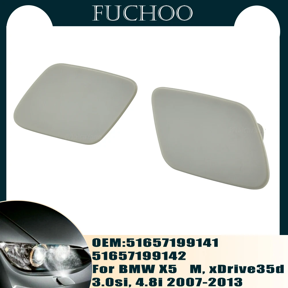 Hight Quality Car Left/Right side Front Headlight Washer Nozzle Jet Cover Cap Unpainted For BMW X5 M 3.0si xDrive30i 51657199141
Hight Quality Car Left/Right side Front Headlight Washer Nozzle Jet Cover Cap Unpainted For BMW X5 M 3.0si xDrive30i 51657199141