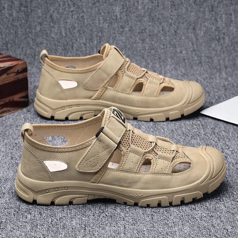 Summer Men Sandals Mens Leather Sandals Classic Roman Sandals Slipper Soft Outdoor Sneakers Beach Rubber Men Trekking Sandals
Summer Men Sandals Mens Leather Sandals Classic Roman Sandals Slipper Soft Outdoor Sneakers Beach Rubber Men Trekking Sandals