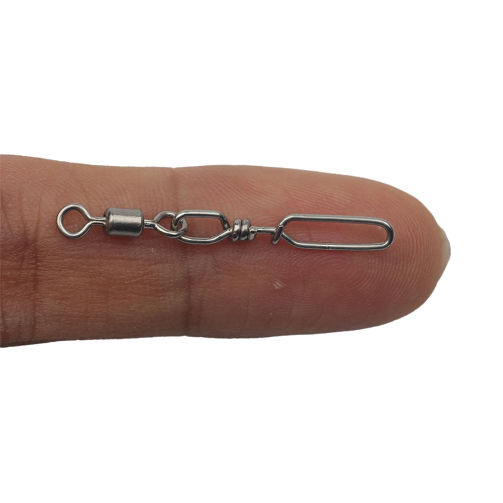 Fishing Swivels Snap Swivels Silver 0.25/0.45/0.6g/pc Diving Fishing Connector Flying Fishing Pole Line Connecting
Fishing Swivels Snap Swivels Silver 0.25/0.45/0.6g/pc Diving Fishing Connector Flying Fishing Pole Line Connecting