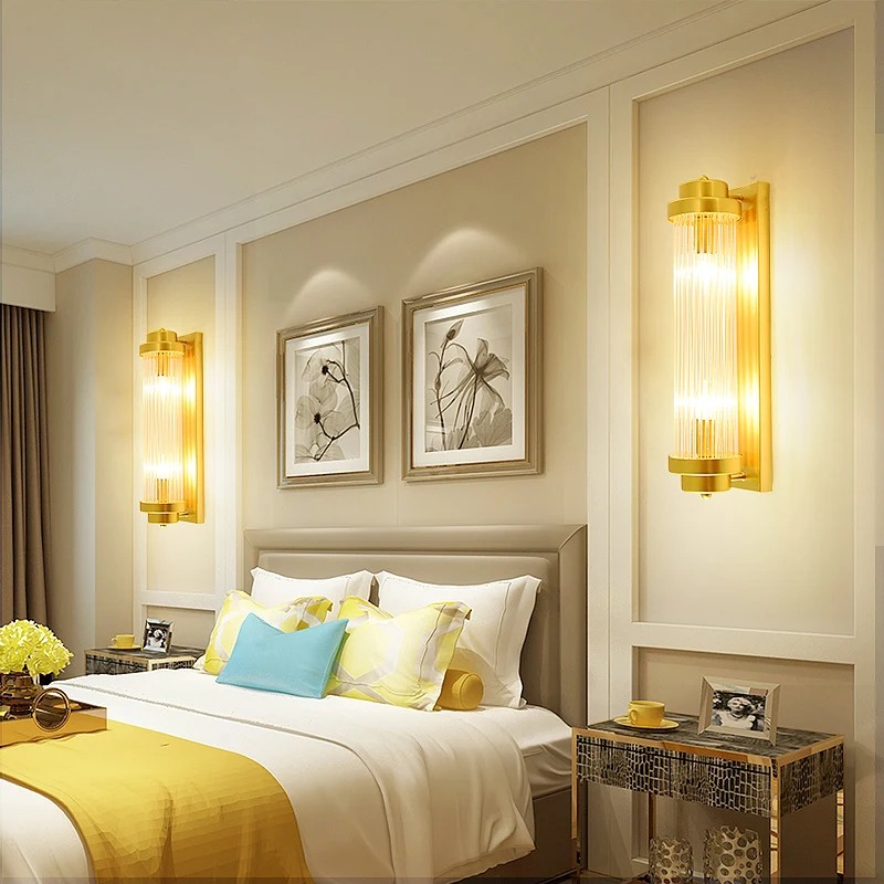Led Light Europe Golden Metal Glass Wall Lamp Foyer Decoration Hotel Bedroom Light Postmodern Aisle Porch Corridor Sconce
Led Light Europe Golden Metal Glass Wall Lamp Foyer Decoration Hotel Bedroom Light Postmodern Aisle Porch Corridor Sconce
