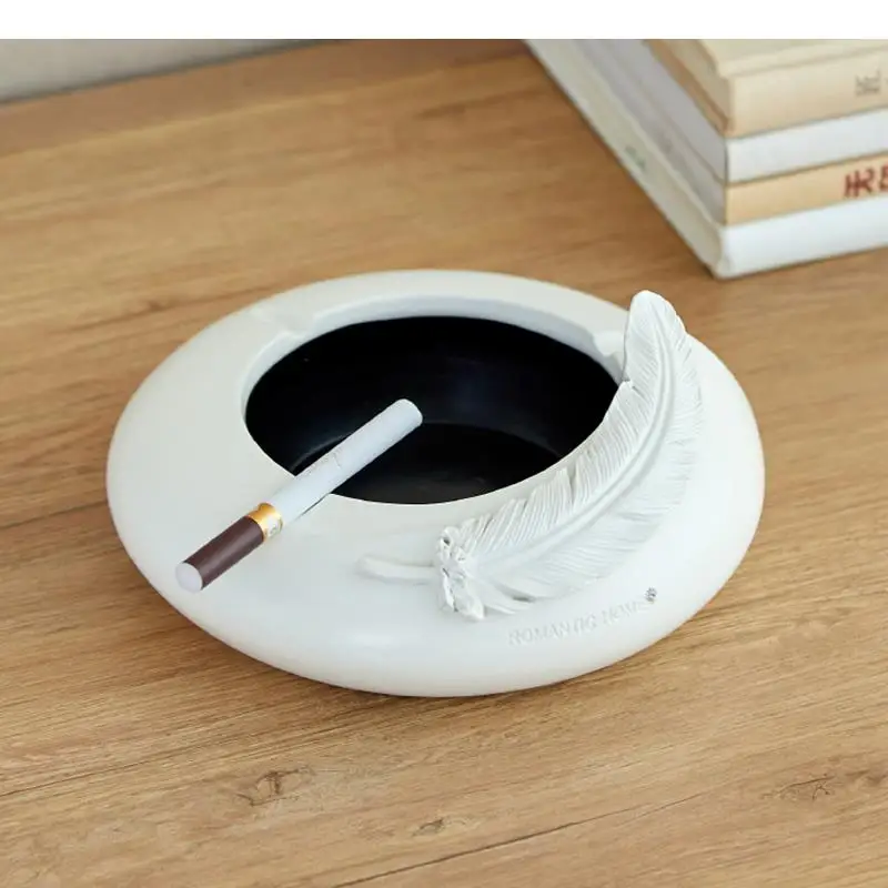 

Creative Resin Ashtray Relief Pattern Ash Tray Smoking Accessories Home Desktop Cigar Ashtrays Ash Storage Container Decorations