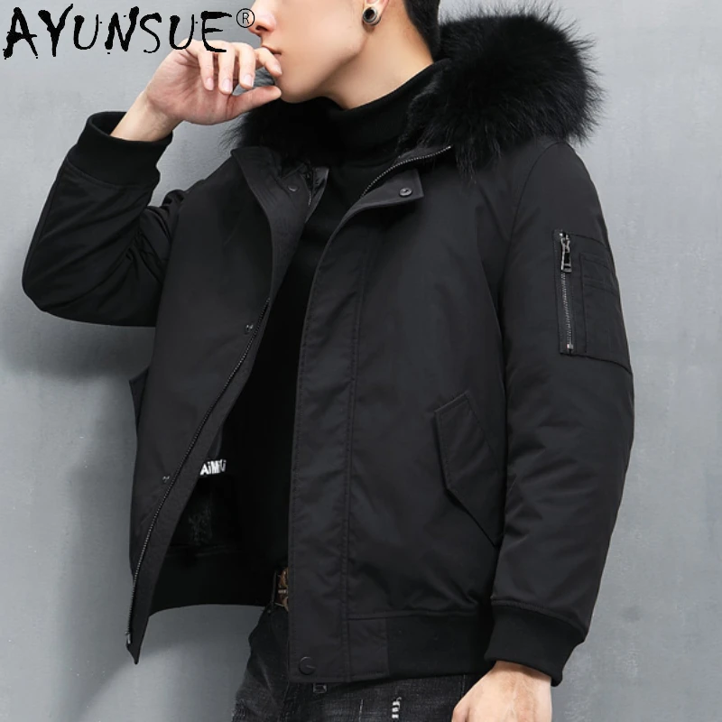 Winter Jacket Men Clothes Clothing Men’s Parkas Short 2021 New Hooded Rabbit Fur Liner Fur Coat Men Fur Jacket for Men Tide FC
Winter Jacket Men Clothes Clothing Men’s Parkas Short 2021 New Hooded Rabbit Fur Liner Fur Coat Men Fur Jacket for Men Tide FC