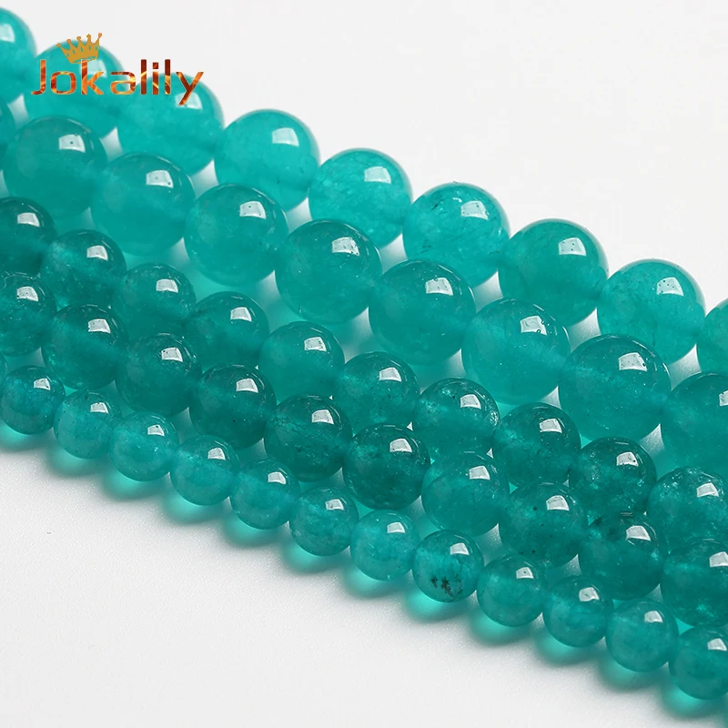 Natural Amazonite Chalcedony Beads Blue Jades Round Loose Beads For Jewelry Making Diy Bracelet Accessories 4 6 8 10 12 14mm 15"
Natural Amazonite Chalcedony Beads Blue Jades Round Loose Beads For Jewelry Making Diy Bracelet Accessories 4 6 8 10 12 14mm 15"