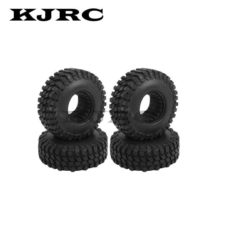 

RC Crawler Car 4pcs 1.0" Soft Rubber Wheel Tire 54mm for 1/18 1/24 Axial SCX24 Bronco Gladiator FMS FCX24 Enduro24 Traxxas TRX4M