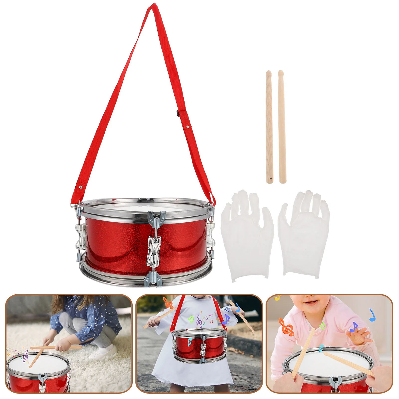 Orff 11in Children Percussion Snare Drum Kid Birthday Gifts Musical Learning Toy Orff Drum Playthings Drum Musical Instruments
Orff 11in Children Percussion Snare Drum Kid Birthday Gifts Musical Learning Toy Orff Drum Playthings Drum Musical Instruments