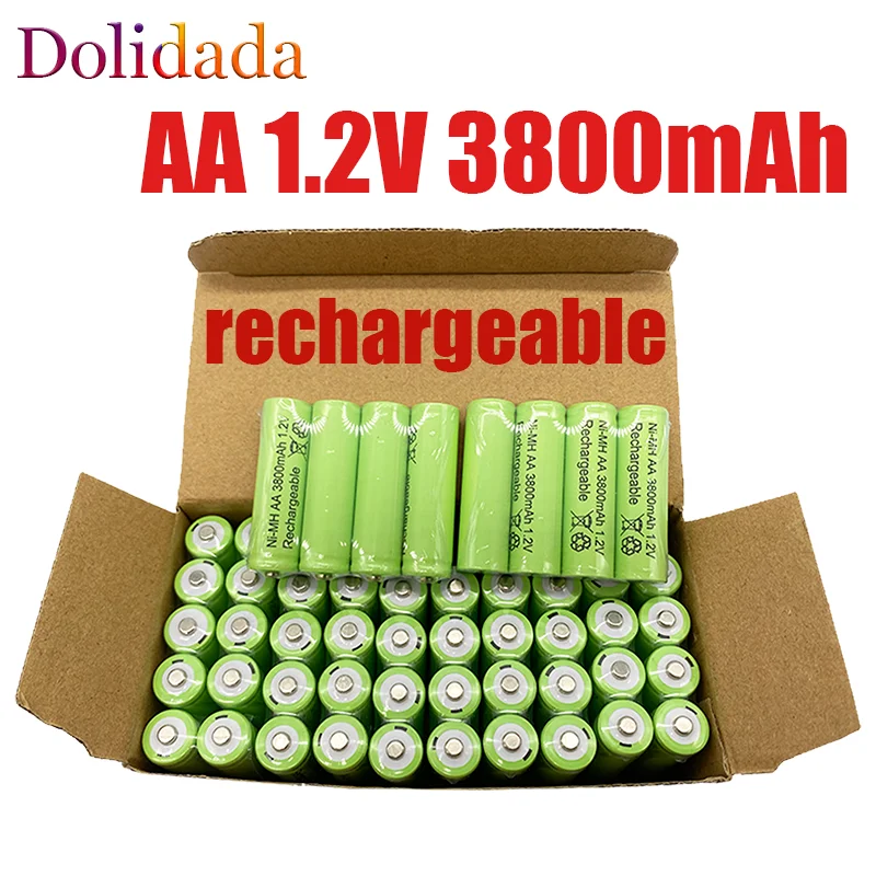 AA battery 100% original 1.2 V, AA battery 3800 MAH Ni MH battery, can be used for LED, MP3 lamp, microphone, toy ca·
AA battery 100% original 1.2 V, AA battery 3800 MAH Ni MH battery, can be used for LED, MP3 lamp, microphone, toy ca·