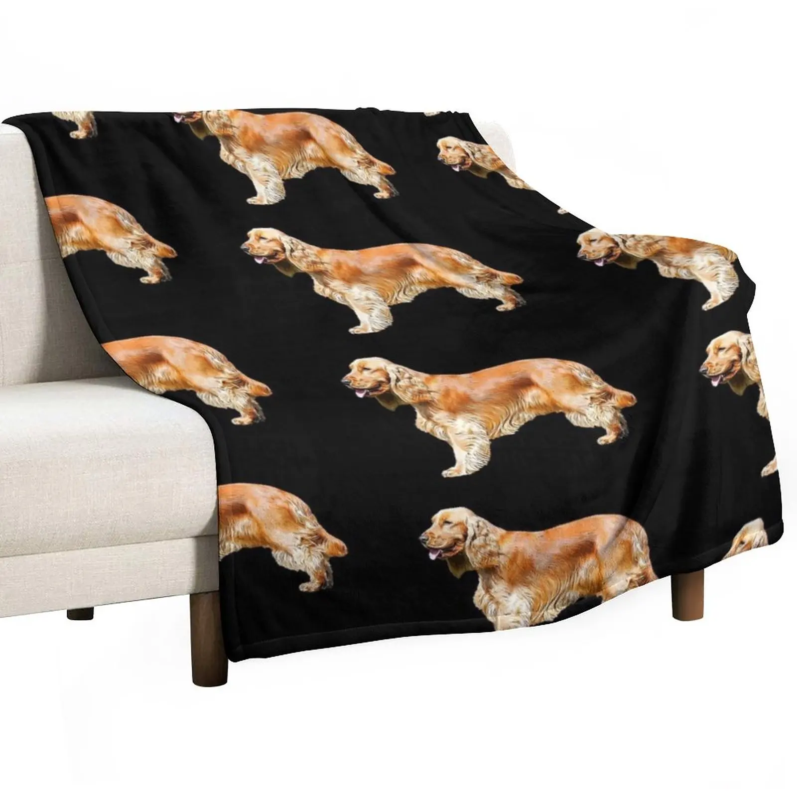 Gold English Cocker Spaniel Standing Throw Blanket Comforter Blanket Shaggy Blanket
Gold English Cocker Spaniel Standing Throw Blanket Comforter Blanket Shaggy Blanket