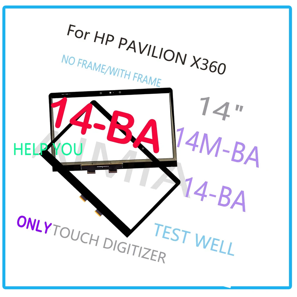 AA+ Tested 14" For HP PAVILION X360 14M-BA 14-BA Series Touch Screen Digitizer Glass Panel for HP 14-BA Touch Screen Replacement
AA+ Tested 14" For HP PAVILION X360 14M-BA 14-BA Series Touch Screen Digitizer Glass Panel for HP 14-BA Touch Screen Replacement