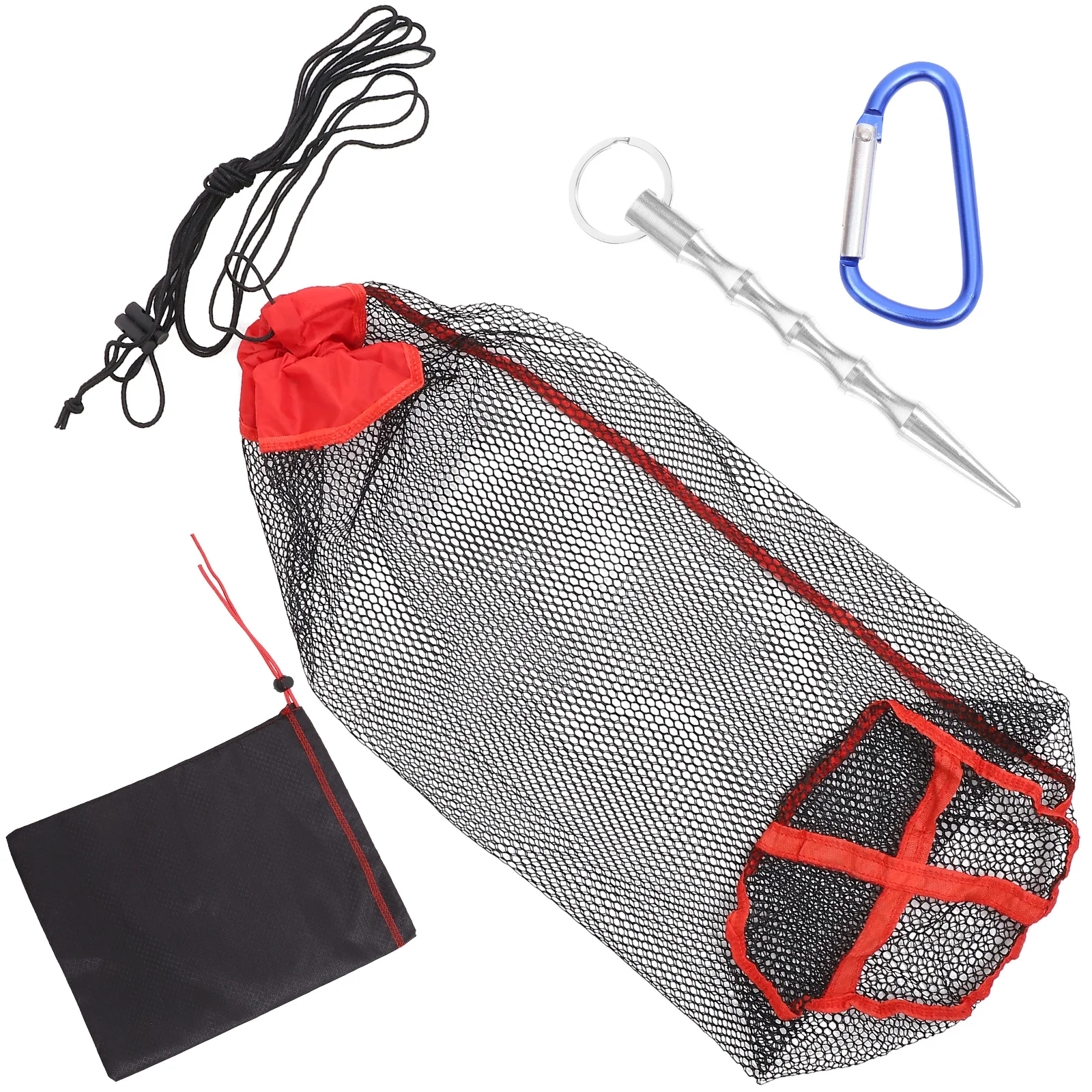 Diving Fishing Net Bag Outdoor Drawstring Fish Net Portable Fishing Holder with Ground Insert
Diving Fishing Net Bag Outdoor Drawstring Fish Net Portable Fishing Holder with Ground Insert