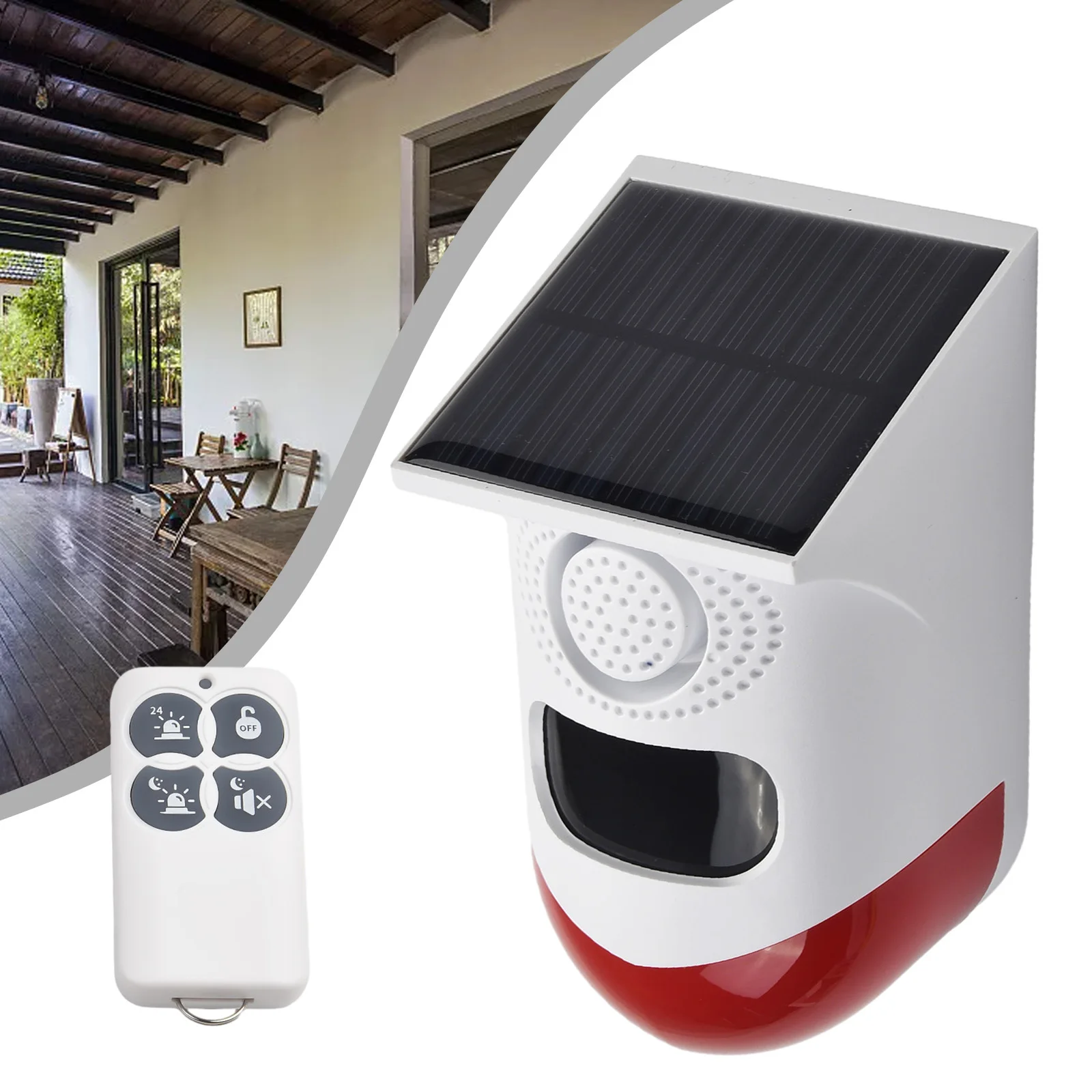 Solar Light Alarm Infrared Alarm Security Alarm 5V X 0.6W Human Body Induction RF433 Wireless For Residential Houses
Solar Light Alarm Infrared Alarm Security Alarm 5V X 0.6W Human Body Induction RF433 Wireless For Residential Houses