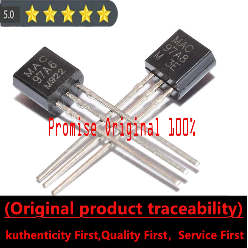 Promise original 100% bidirectional thyristor MAC97A6 MAC97A8 0.8A600V TO-92 thyristor 
Promise original 100% bidirectional thyristor MAC97A6 MAC97A8 0.8A600V TO-92 thyristor