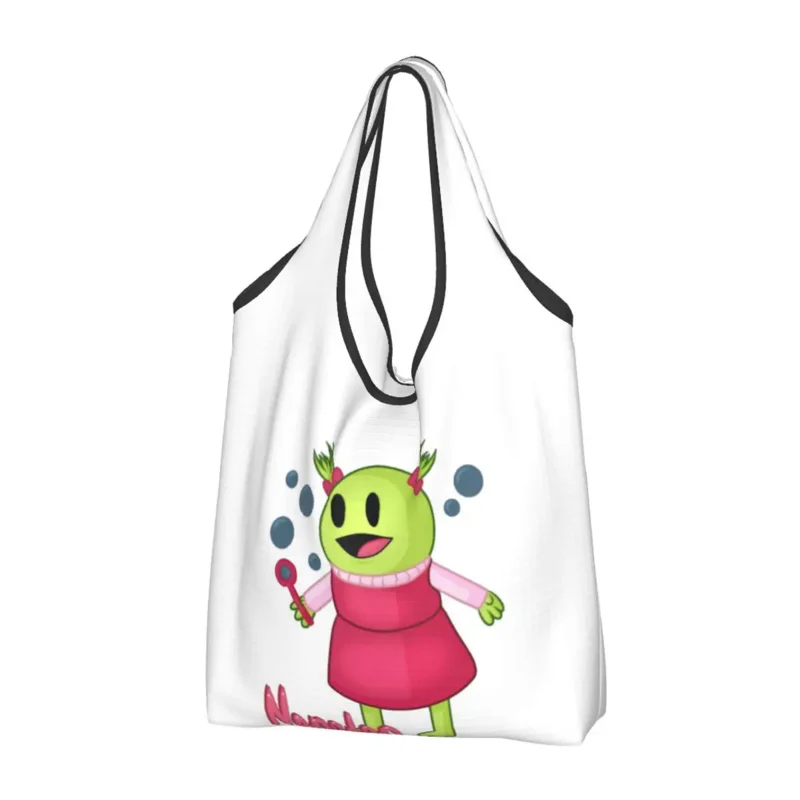 

Reusable Nanalan Have Fun Grocery Bag Foldable Machine Washable Cartoon Shopping Bag Large Eco Storage Bag Lightweight