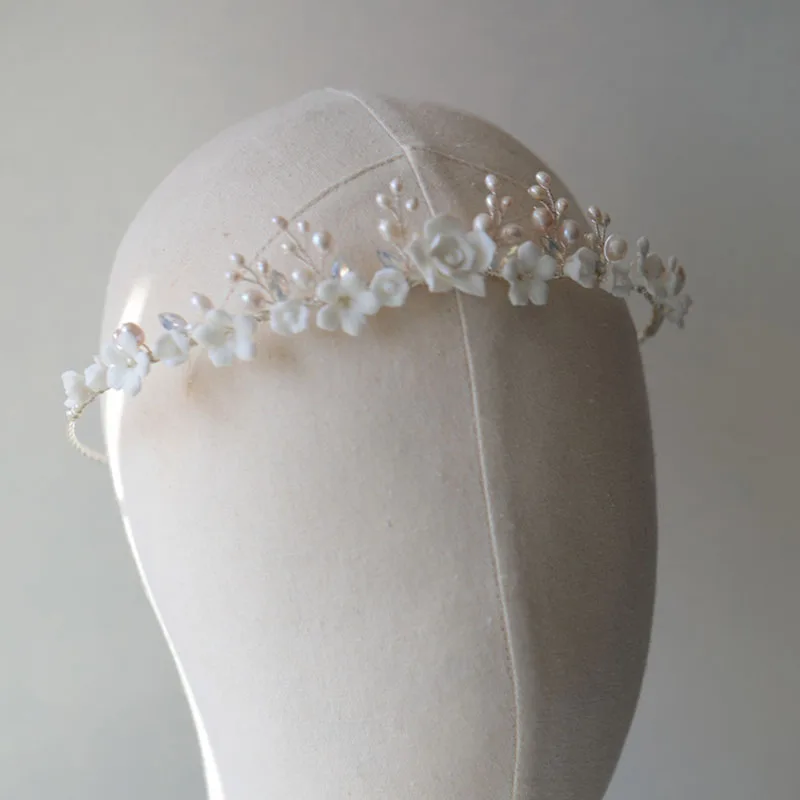Floralbride Handmade Crystal Porcelain Flower Freshwater Pearls Bridal Tiara Earring Wedding Princess Party Crown Women Jewelry
Floralbride Handmade Crystal Porcelain Flower Freshwater Pearls Bridal Tiara Earring Wedding Princess Party Crown Women Jewelry