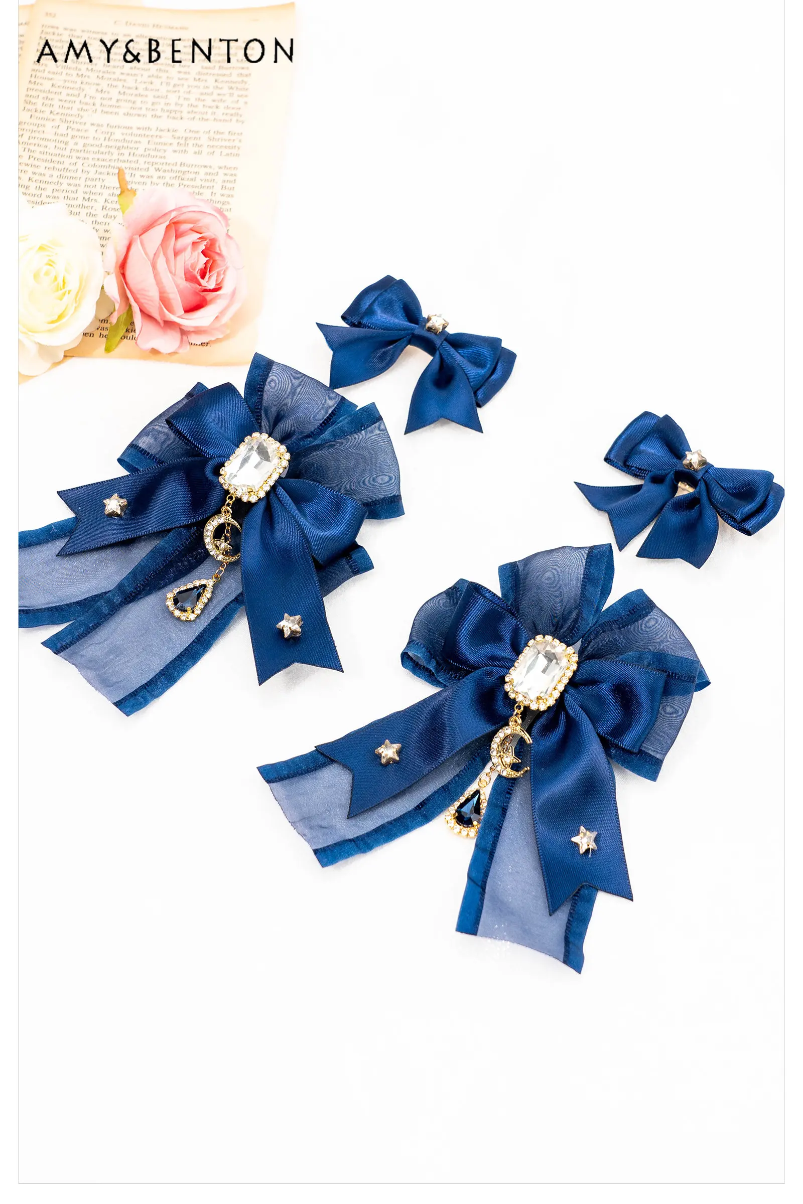 Japanese Style Cute Daily Hair Clip Women Lolita Style Rhinestone Moon Star Hairpin Sweet Hair Accessories for Girls
Japanese Style Cute Daily Hair Clip Women Lolita Style Rhinestone Moon Star Hairpin Sweet Hair Accessories for Girls