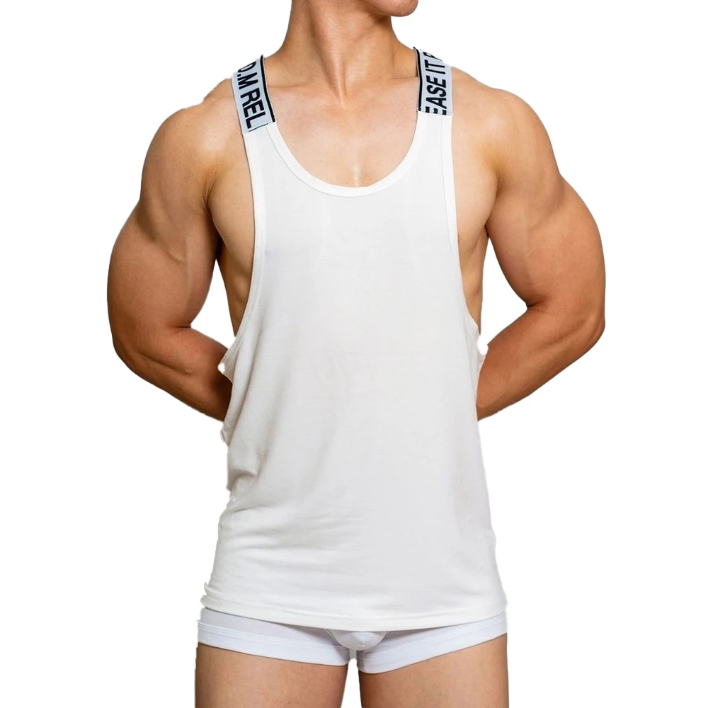 Solid Tank Top Gym Fitness T Shirt Mens Suspenders Loose Man Clothing Bodybuilding Home Casual Nightshirt Camiseta Ropa Hombre
Solid Tank Top Gym Fitness T Shirt Mens Suspenders Loose Man Clothing Bodybuilding Home Casual Nightshirt Camiseta Ropa Hombre