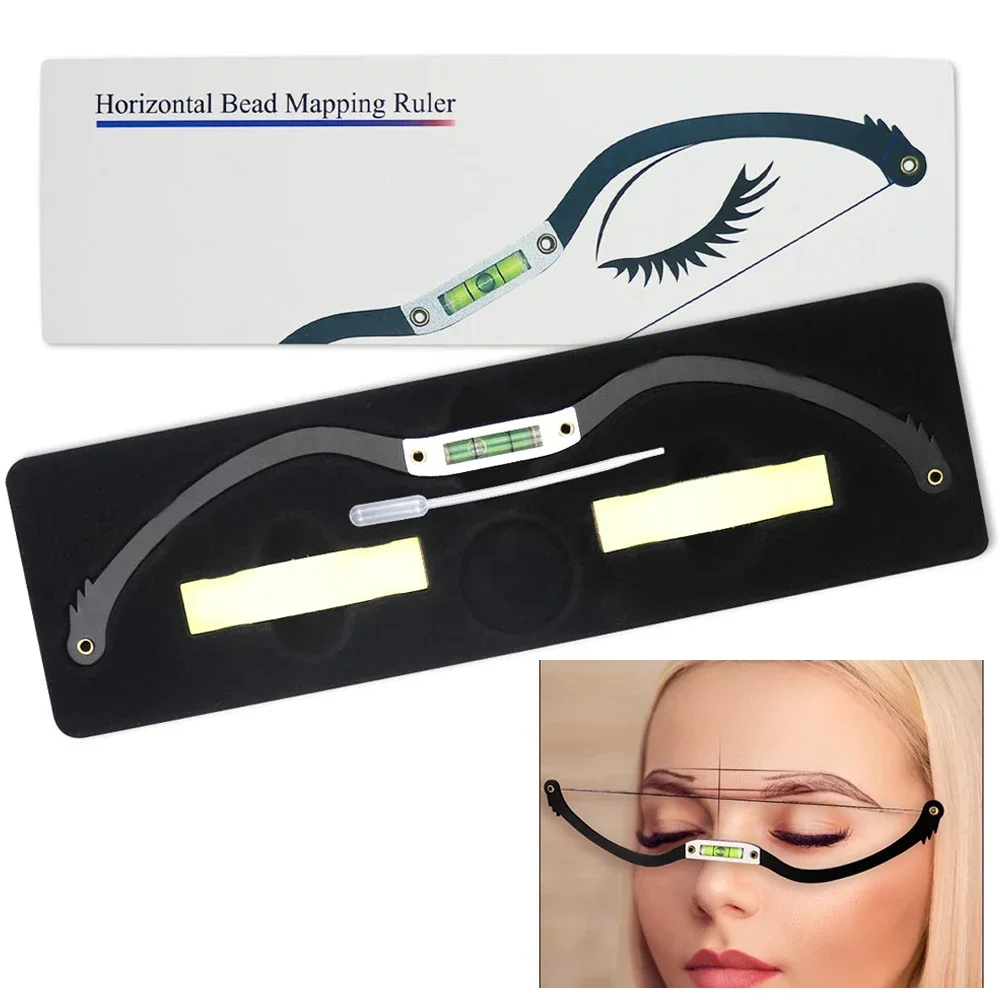 Eyebrow Ruler Metal Positioning Semi-Permannet Line Ruler Horizontal Microblading Mapping Level Eye Brow Rule Tattoo Supplies
Eyebrow Ruler Metal Positioning Semi-Permannet Line Ruler Horizontal Microblading Mapping Level Eye Brow Rule Tattoo Supplies