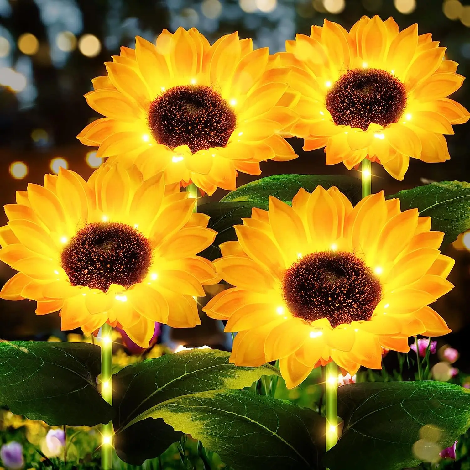 Solar Garden Light Outdoor 4 Pack Realistic Sunflower Solar Light Waterproof Solar Light Solar Landscape Light For Yard Patio
Solar Garden Light Outdoor 4 Pack Realistic Sunflower Solar Light Waterproof Solar Light Solar Landscape Light For Yard Patio