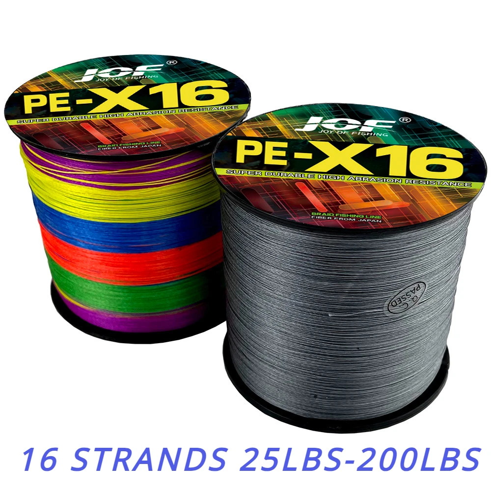 JOF супер мощная леска X16 PE 100 м 300 м износостойкая гладкая плетеная рыболовная леска 25-фунтов для морской рыбалки
JOF супер мощная леска X16 PE 100 м 300 м износостойкая гладкая плетеная рыболовная леска 25-фунтов для морской рыбалки