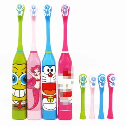 

Derivative Hugely Creative Portable Automatic Children Electric Toothbrush Cartoon Mini Toothbrush Kids