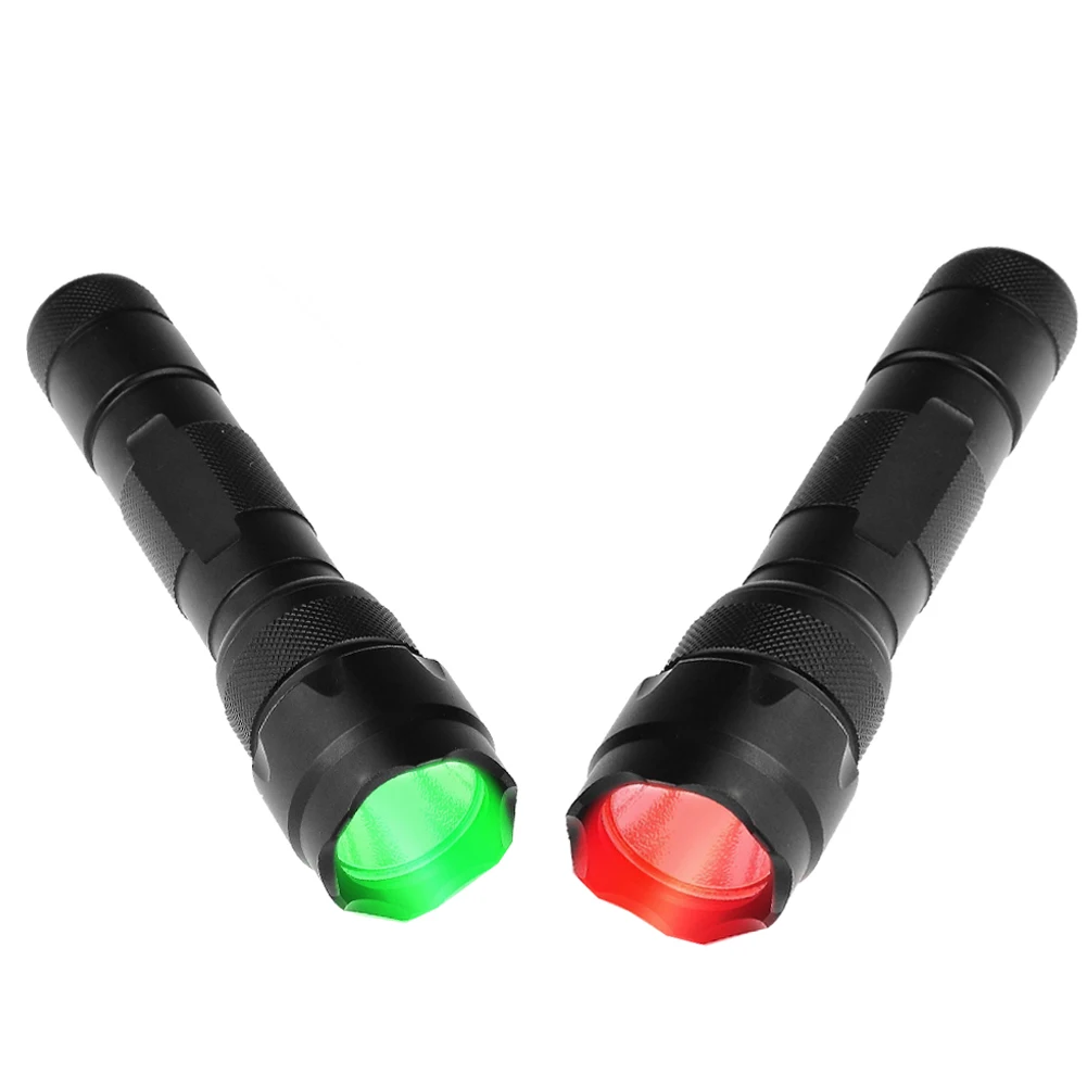 

UniqueFire UF-502B LED Hunting Flashlight Kit Green + Red Light Torch Rechareable Lamp Lanter for Searching Coyote Hog Predator