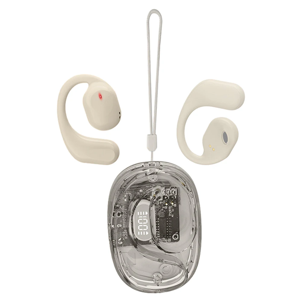 Wireless Bluetooth-compatible Earphones Sport Waterproof Led Display Wireless Headphones HiFi Stereo Earbuds Open Ear Headsets
Wireless Bluetooth-compatible Earphones Sport Waterproof Led Display Wireless Headphones HiFi Stereo Earbuds Open Ear Headsets